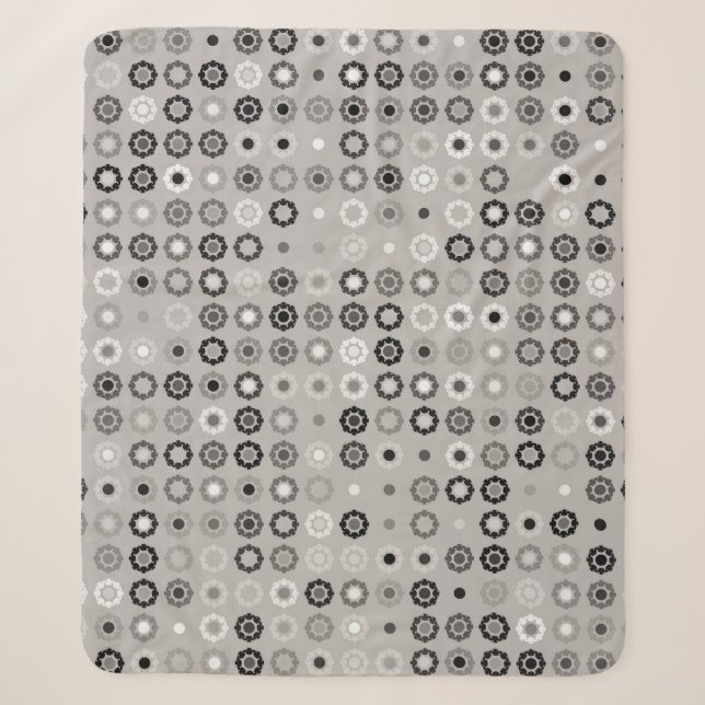 Geometric pattern design abstract, art, graphic de sherpa blanket (Front)
