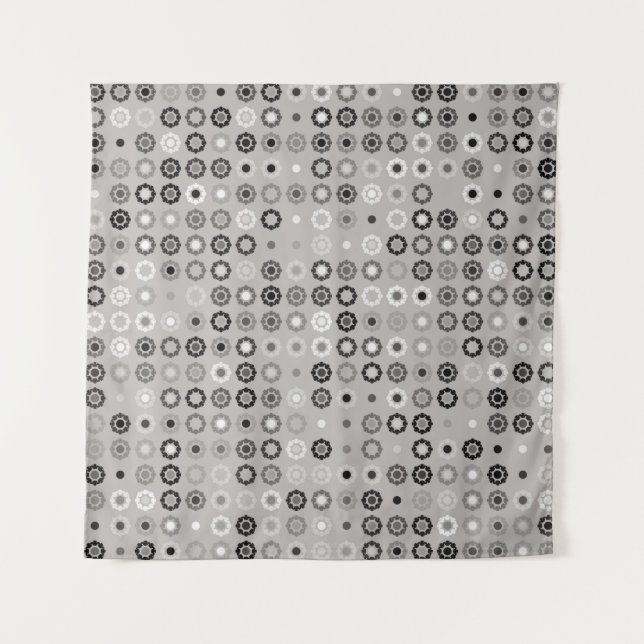 Geometric pattern design abstract, art, graphic de tapestry (Front)