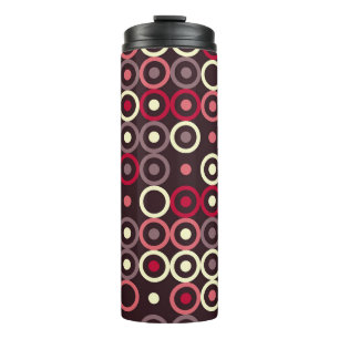 Geometric pattern design abstract, art, graphic de thermal tumbler