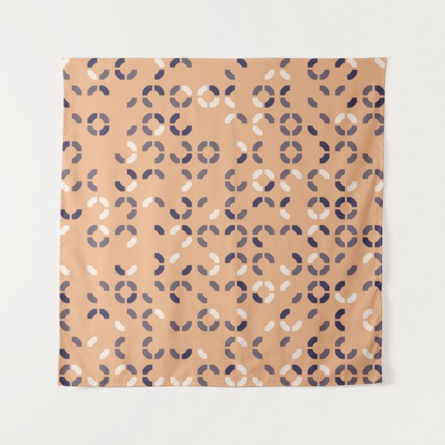 geometric pattern designabstract, art, artwork, ba tapestry (Front)