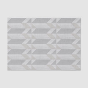 geometric pattern grey wood tissue paper