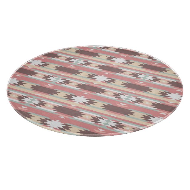 Geometric pattern in aztec style 2 cutting board (Corner)
