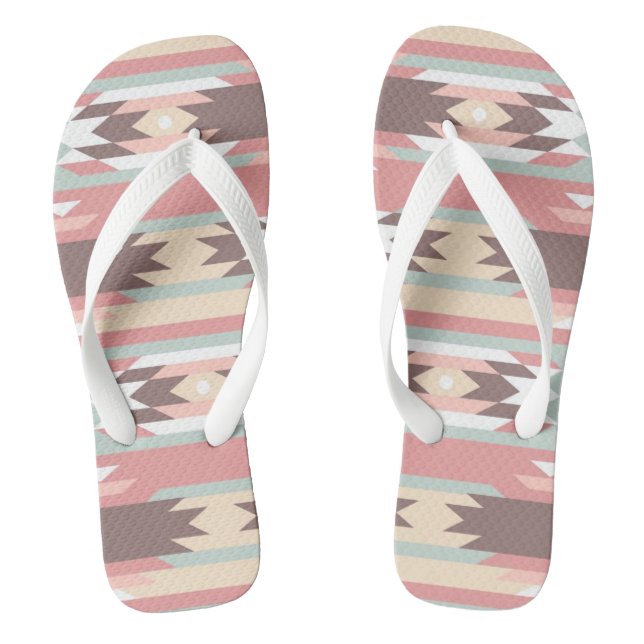 Geometric pattern in aztec style 2 thongs (Footbed)