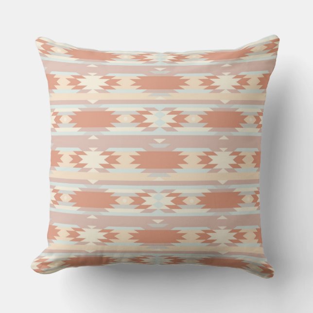 Geometric pattern in aztec style 3 cushion (Front)
