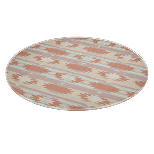 Geometric pattern in aztec style 3 cutting board