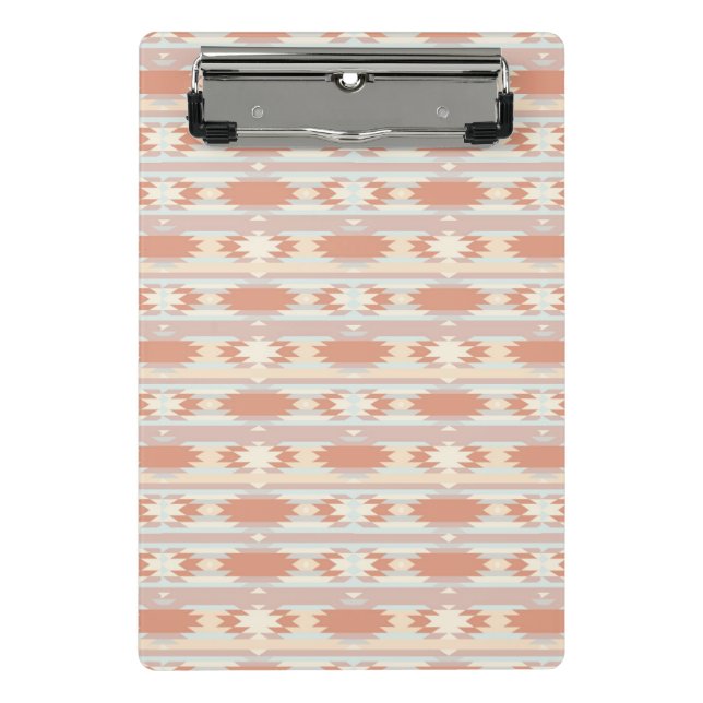 Geometric pattern in aztec style 3 mini clipboard (Front)