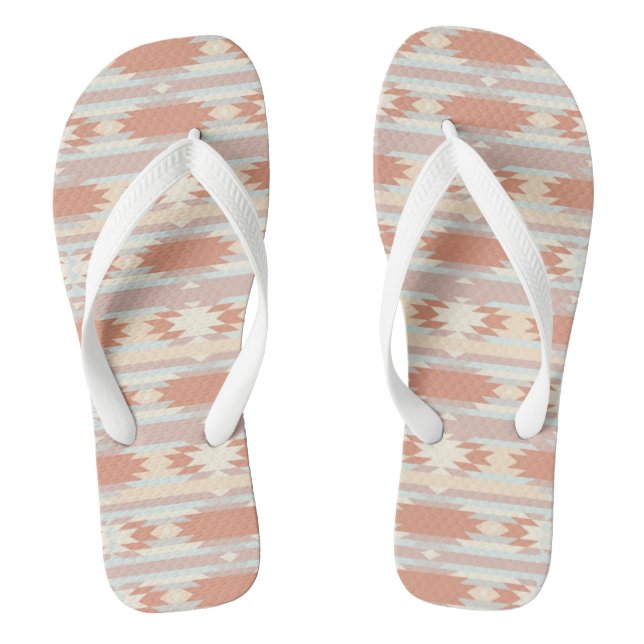 Geometric pattern in aztec style 3 thongs (Footbed)