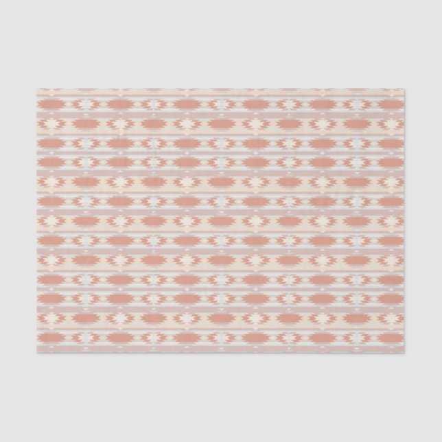 Geometric pattern in aztec style 3 tissue paper (Front)