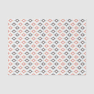 Geometric pattern in aztec style tissue paper