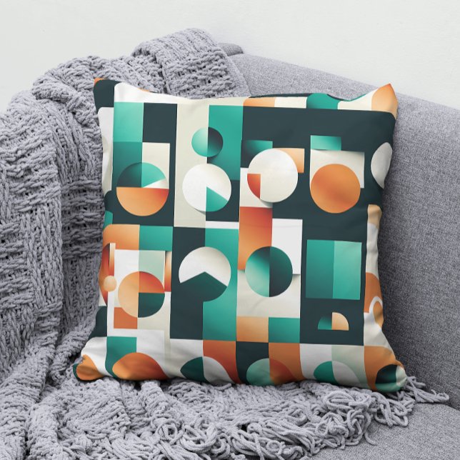  Geometric Pattern in Captivating Colours Cushion (Creator Uploaded)
