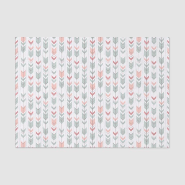 Geometric pattern in retro style tissue paper (Front)