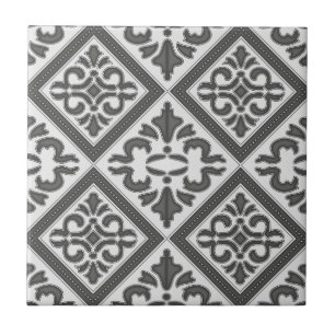 Geometric Pattern Lattice  Ceramic Tile