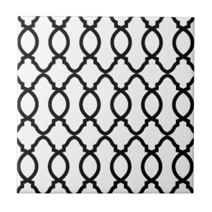 Geometric Pattern Lattice  Ceramic Tile