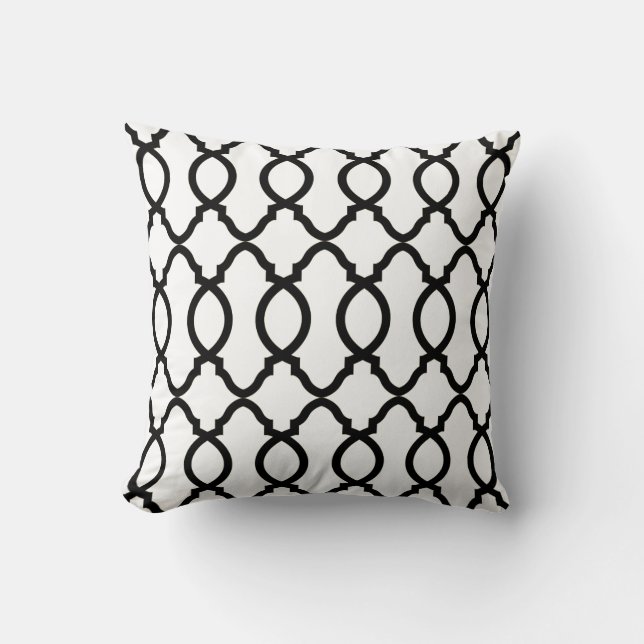 Geometric Pattern Lattice  Cushion (Front)