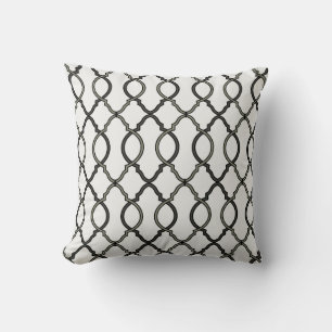 Geometric Pattern Lattice Cushion
