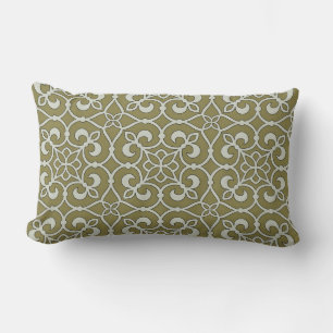 Geometric Pattern Lattice Lumbar Cushion