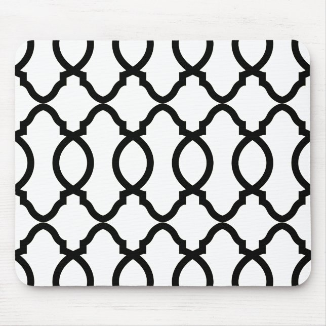 Geometric Pattern Lattice  Mouse Pad (Front)
