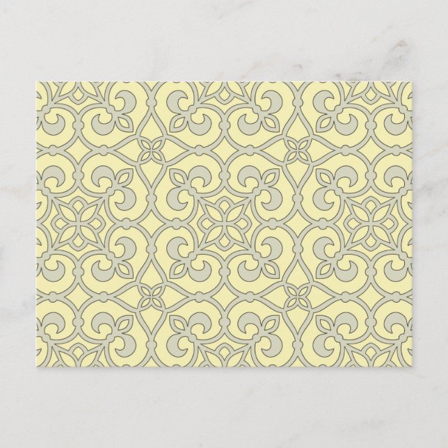 Geometric Pattern Lattice  Postcard (Front)