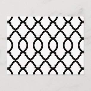 Geometric Pattern Lattice  Postcard
