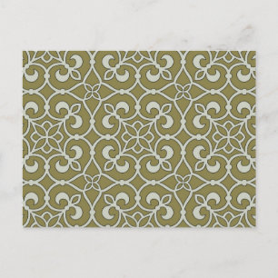 Geometric Pattern Lattice  Postcard