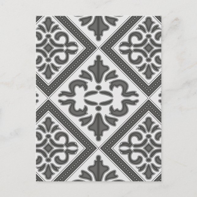 Geometric Pattern Lattice  Postcard (Front)