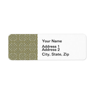 Geometric Pattern Lattice  Return Address Label