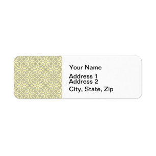 Geometric Pattern Lattice  Return Address Label