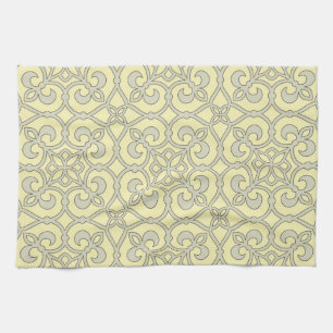 Geometric Pattern Lattice  Tea Towel