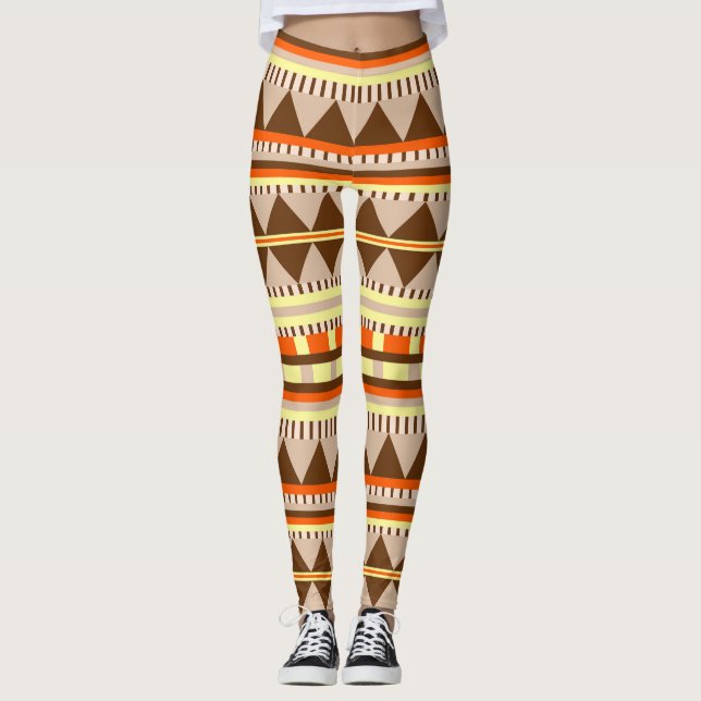 Geometric pattern leggings (Front)