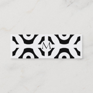 Geometric Pattern Mini Business Card