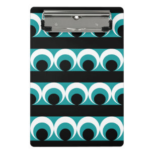 Geometric pattern mini clipboard