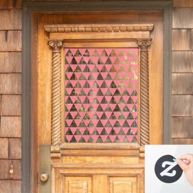 Geometric Pattern | Modern Stylish Pink (Home Door)