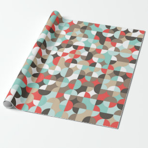 Geometric pattern. Mosaic colorful background of g Wrapping Paper