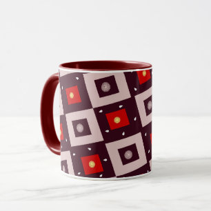 Geometric pattern mug