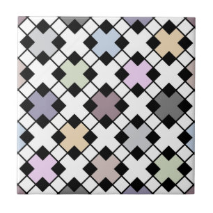 Geometric pattern multicolored Ceramic Tile