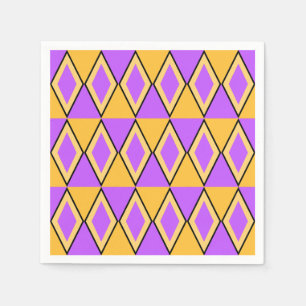 Geometric pattern napkin