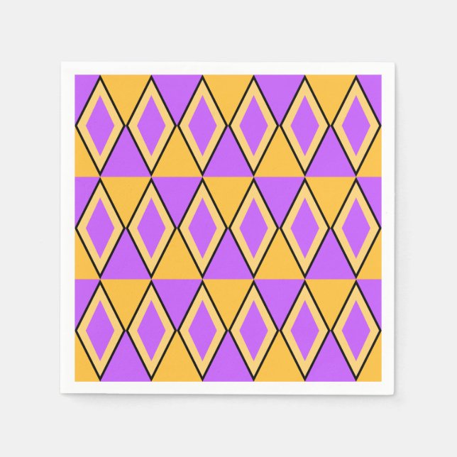Geometric pattern napkin (Front)