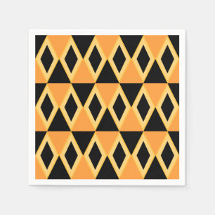 Geometric pattern napkin