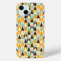 Geometric pattern of multi-colored triangles 