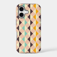 Geometric pattern overlapping diamonds & triangle