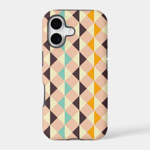 Geometric pattern overlapping diamonds & triangle