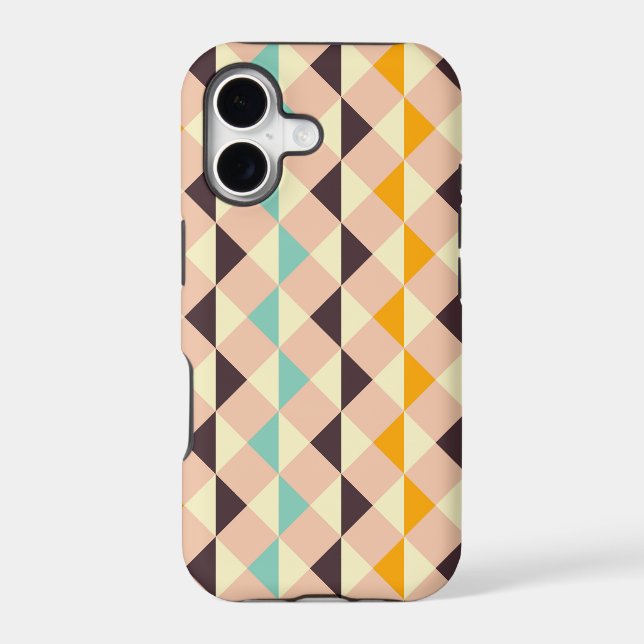Geometric pattern overlapping diamonds & triangle (Back)
