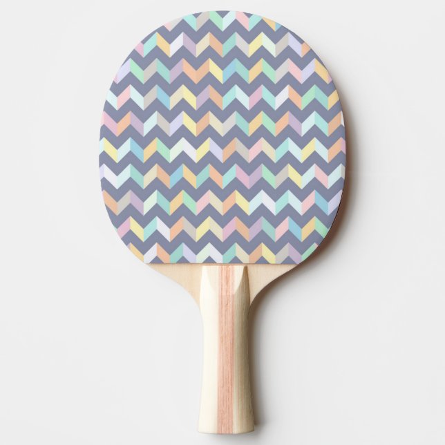 Geometric Pattern Ping Pong Paddle (Front)