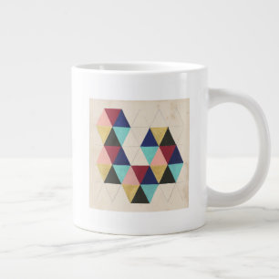 Geometric Pattern Play III Large Coffee Mug