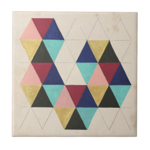 Geometric Pattern Play III Tile