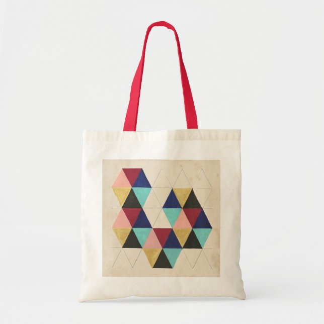 Geometric Pattern Play III Tote Bag (Front)