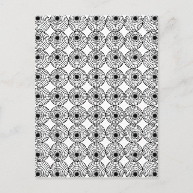 Geometric Pattern Postcard (Front)