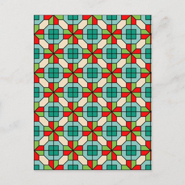 Geometric pattern Postcard (Front)