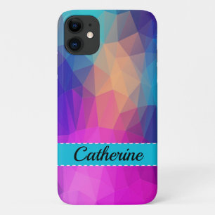 Geometric Pattern Print with Name Case-Mate iPhone 11 Case
