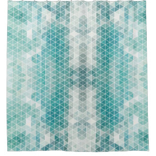 Geometric Pattern Shower Curtain